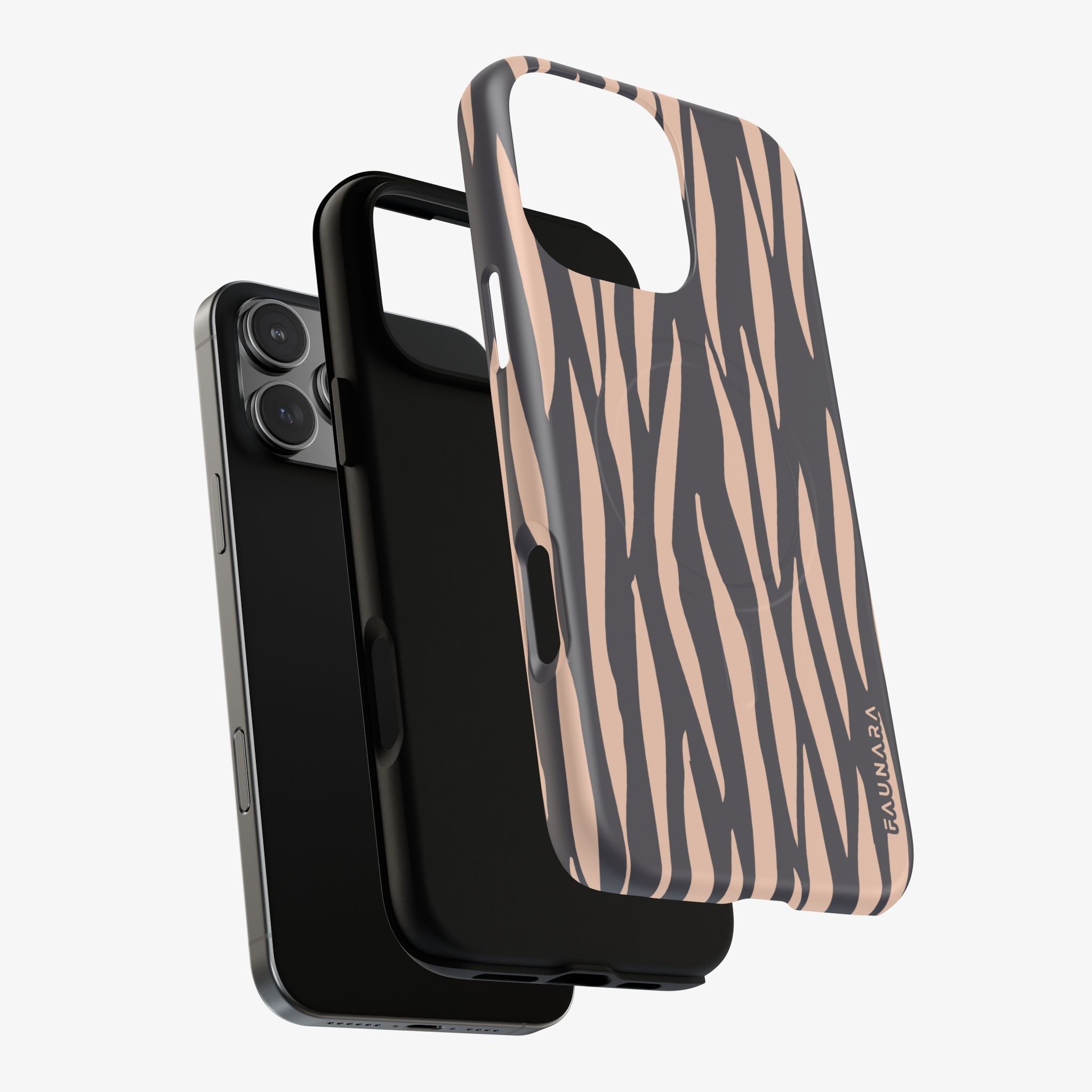 Untamed | Signature Series Phone Case (MagSafe) phone case warm neutral animal print, glossy finish