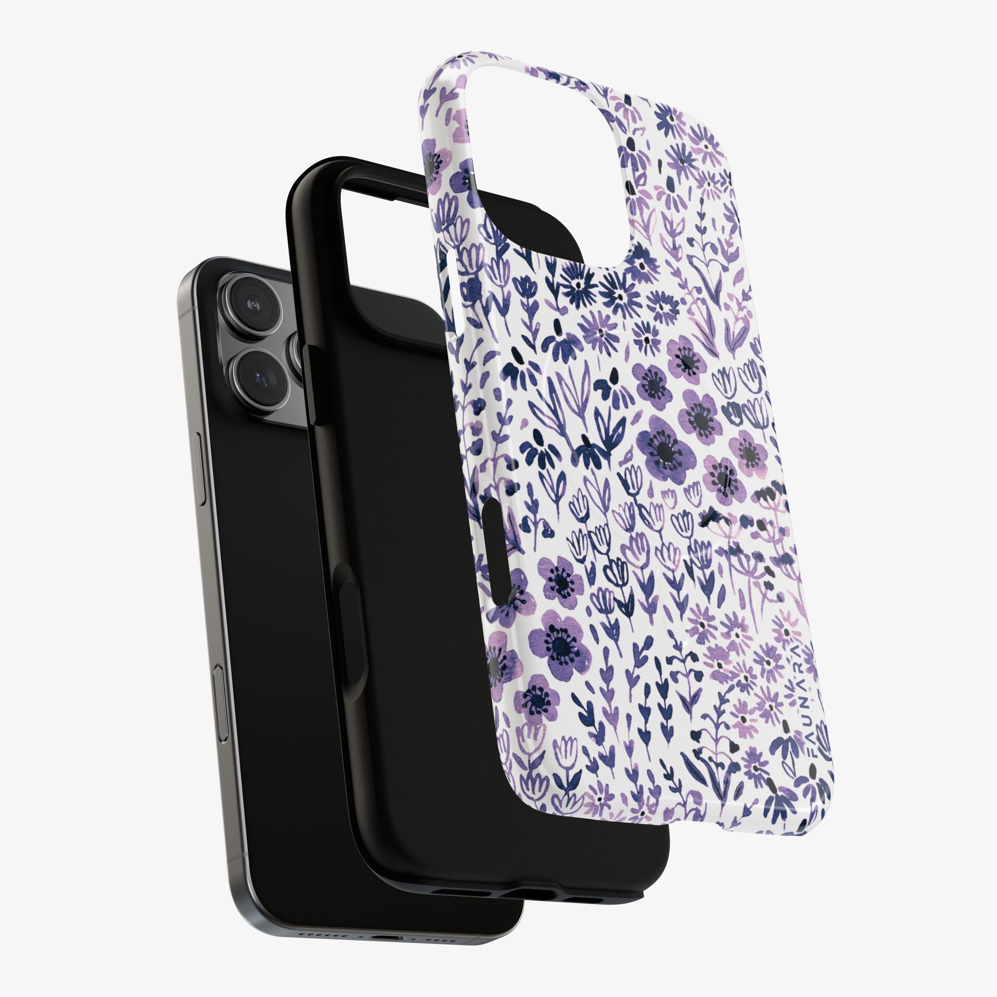 Bloomfield (Violet) Signature Series Phone Case (MagSafe) phone case with purple floral pattern