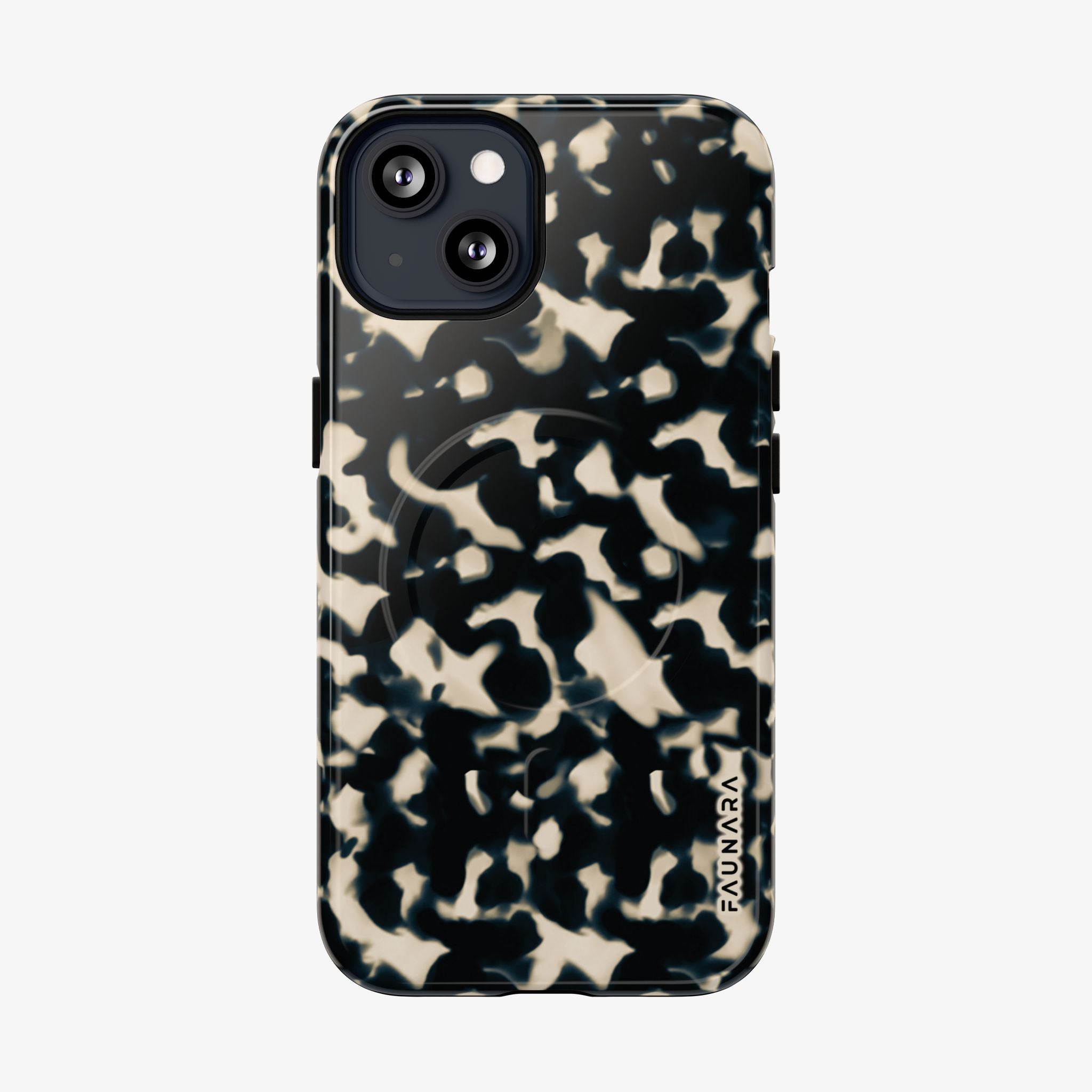 Tortoise Twist (Ivory) | Signature Series Phone Case (MagSafe) glossy phone case with MagSafe cutouts