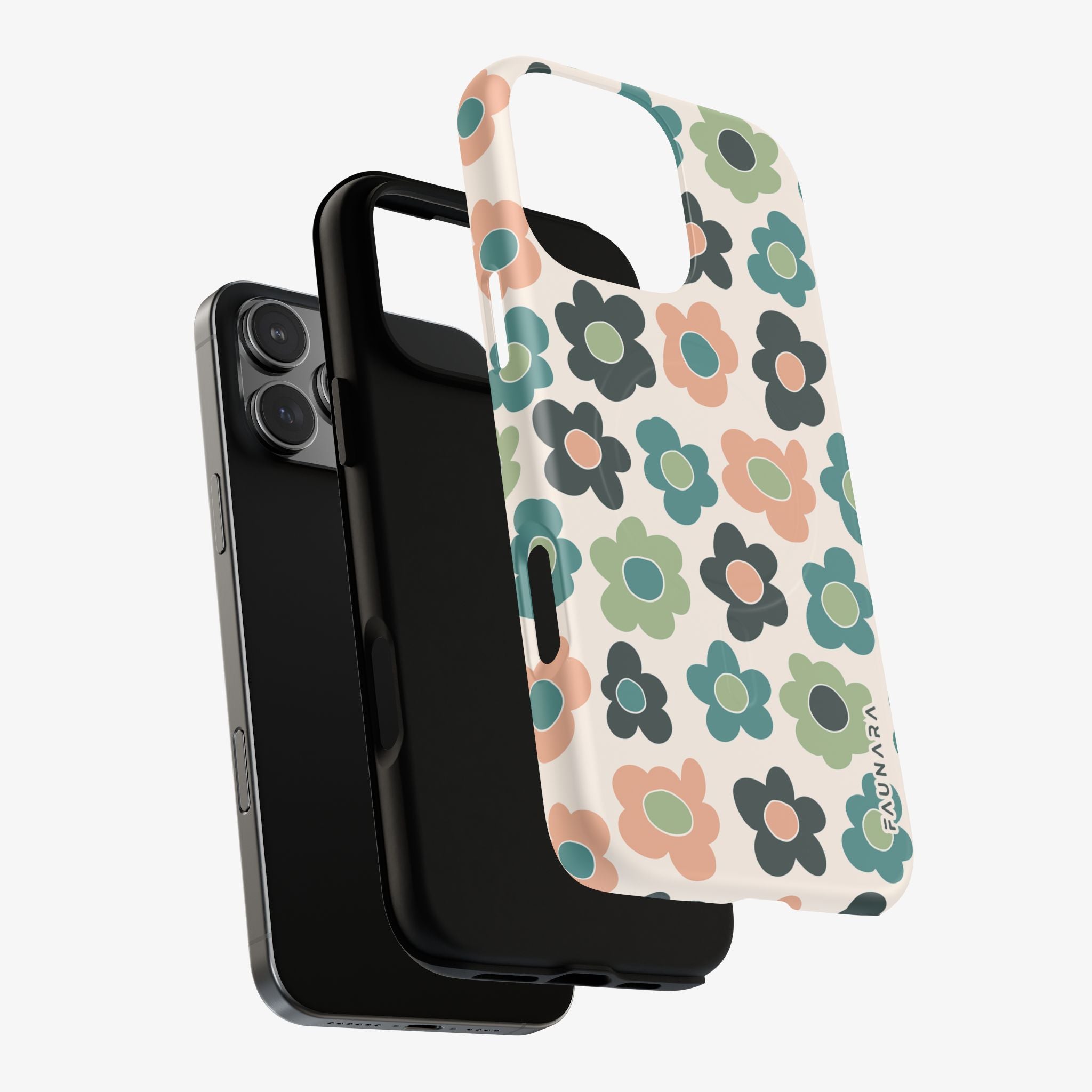 Groovy Garden | Signature Series Phone Case (MagSafe) phone case in multicolor floral pattern with glossy finish