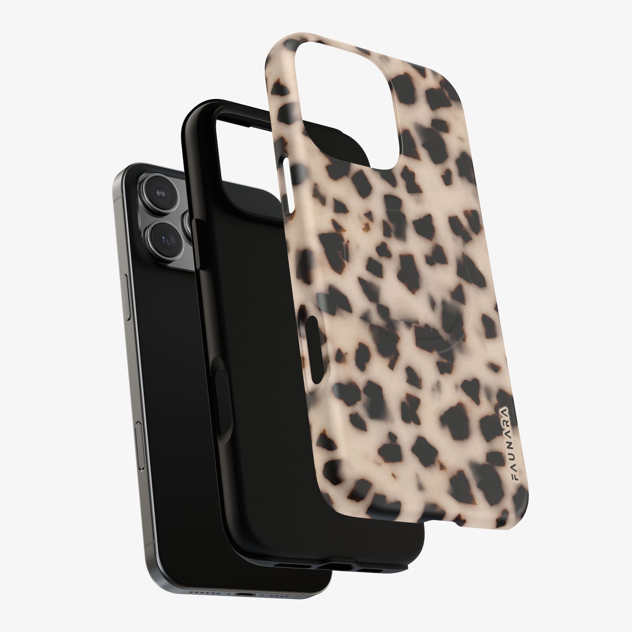 Bombshell | Signature Series Phone Case (MagSafe) warm neutral phone case with animal print, glossy finish