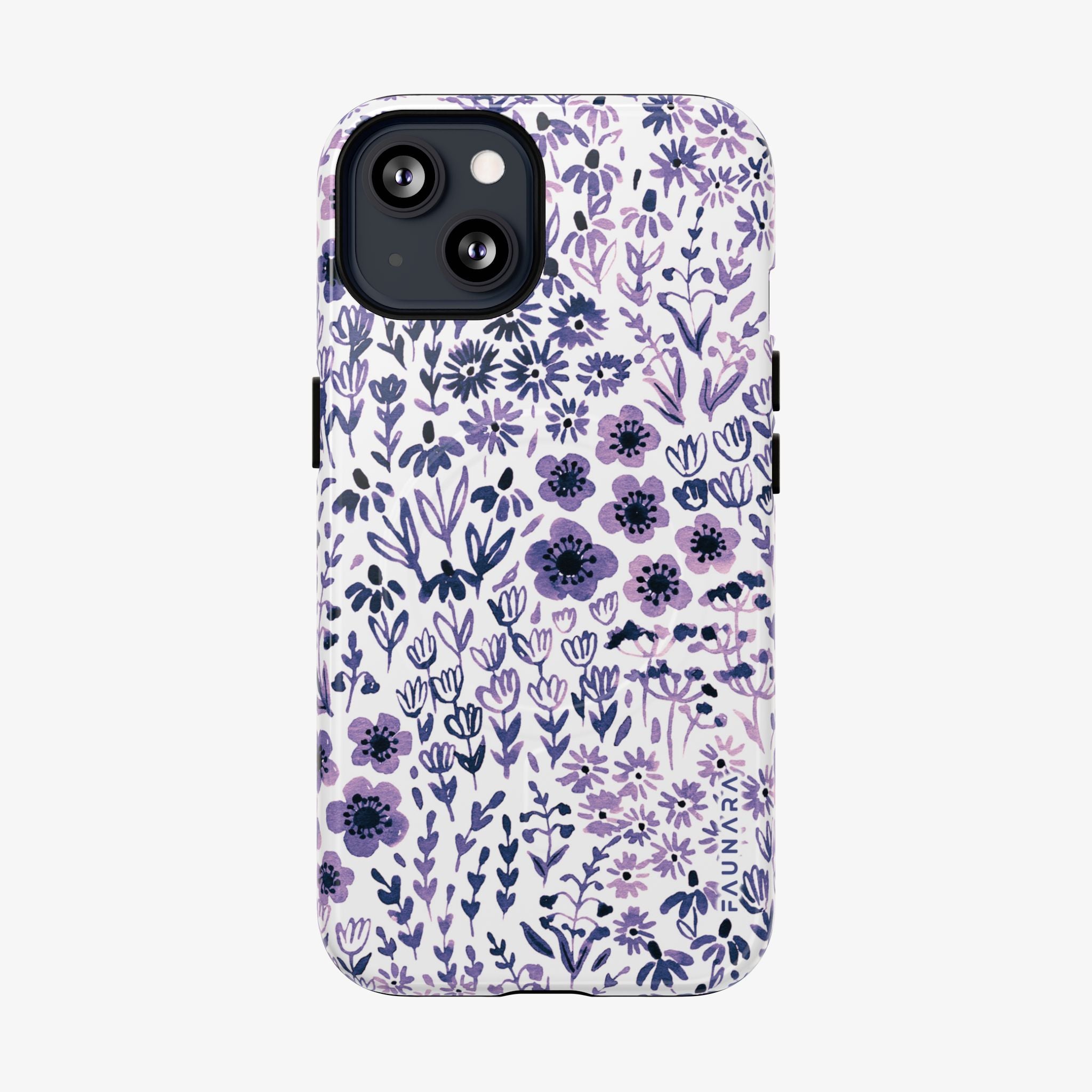 Bloomfield (Violet) Signature Series Phone Case (MagSafe) purple and blue floral phone case