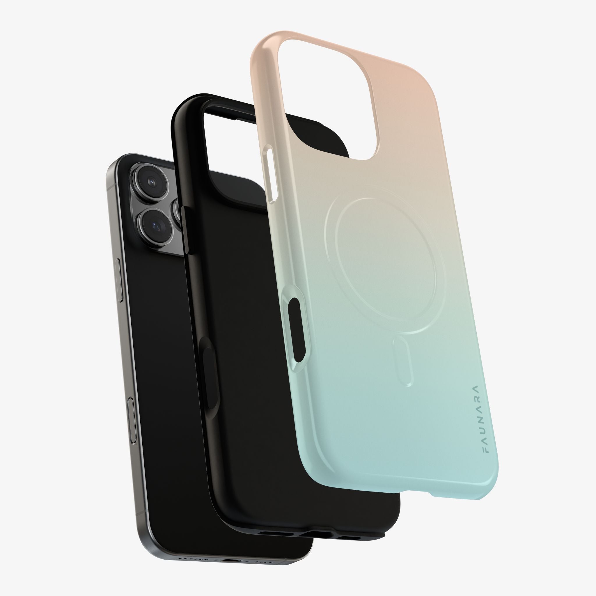 Ombré (Sherbet) Signature Series Phone Case (MagSafe) glossy multicolor gradient phone case with MagSafe ring