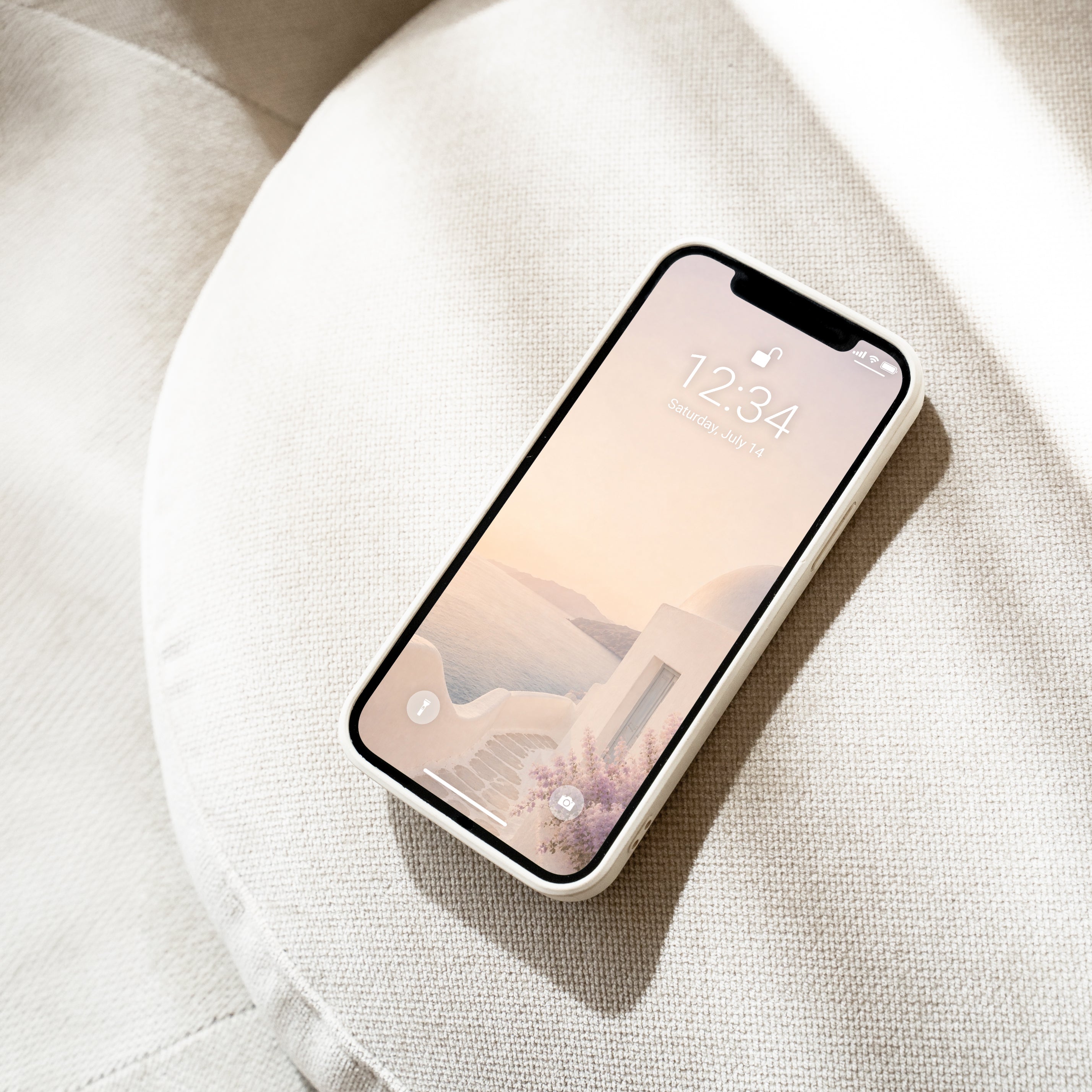 Santorini Glow | Phone Wallpaper