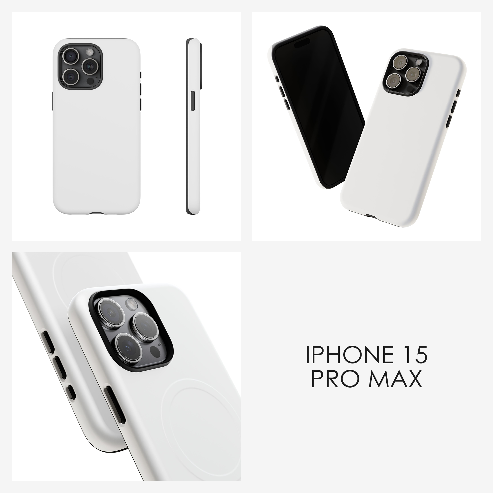 iPhone Signature Series Phone Case Images FAUNARA phone case white with camera cutouts and port openings