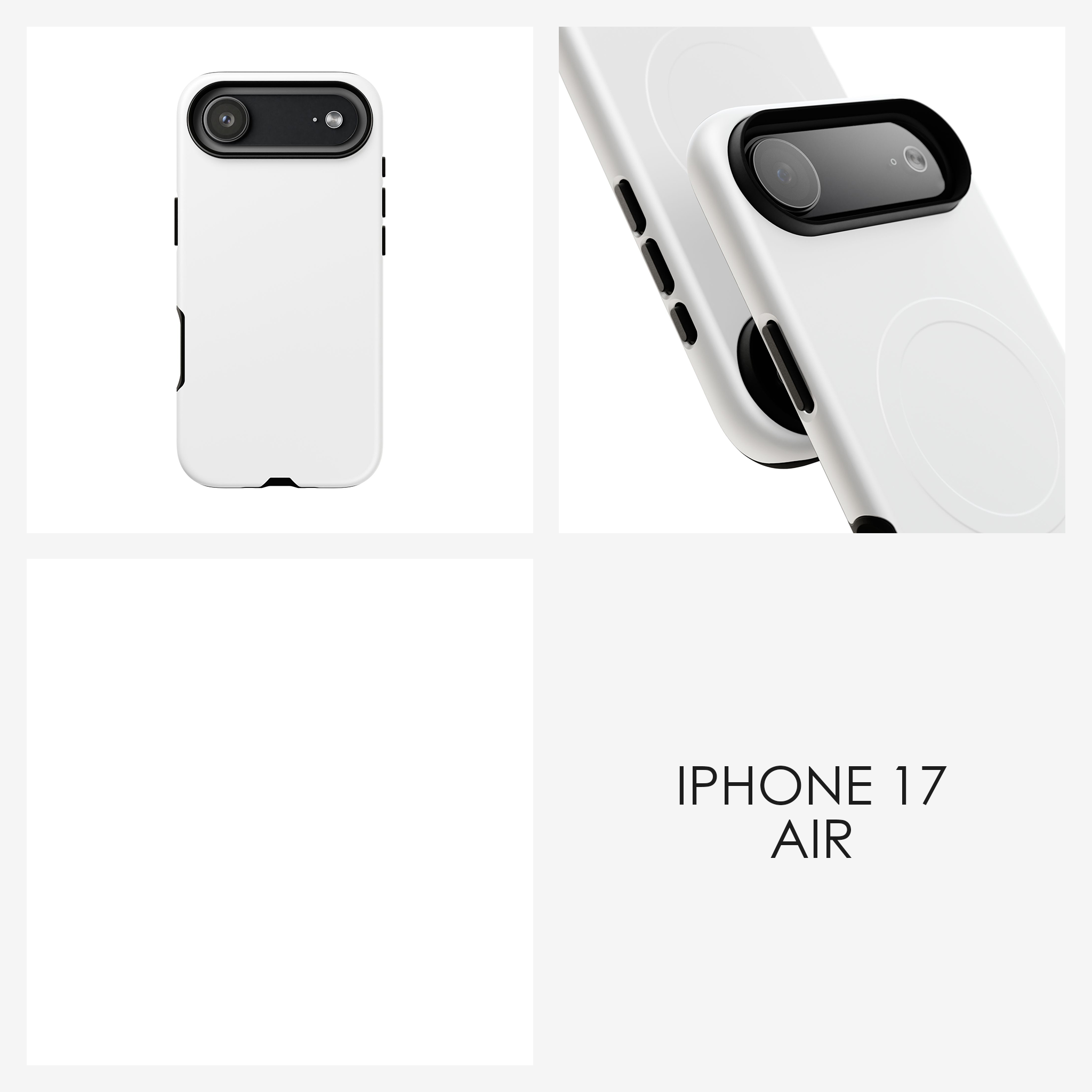 iPhone Signature Series Phone Case Images FAUNARA phone case white with black camera cutout and lens ring