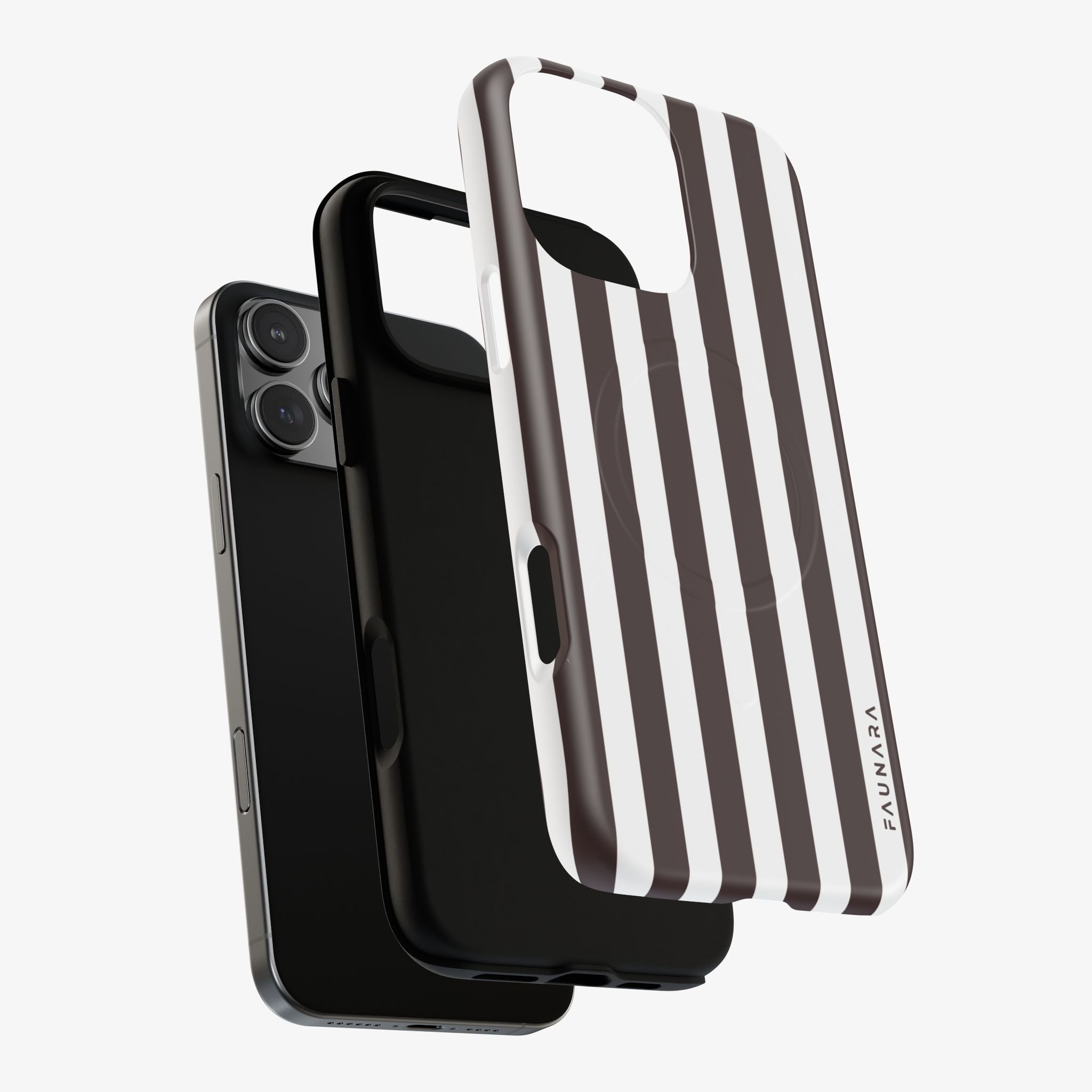 Stripe Society (Espresso) | Signature Series Phone Case (MagSafe)