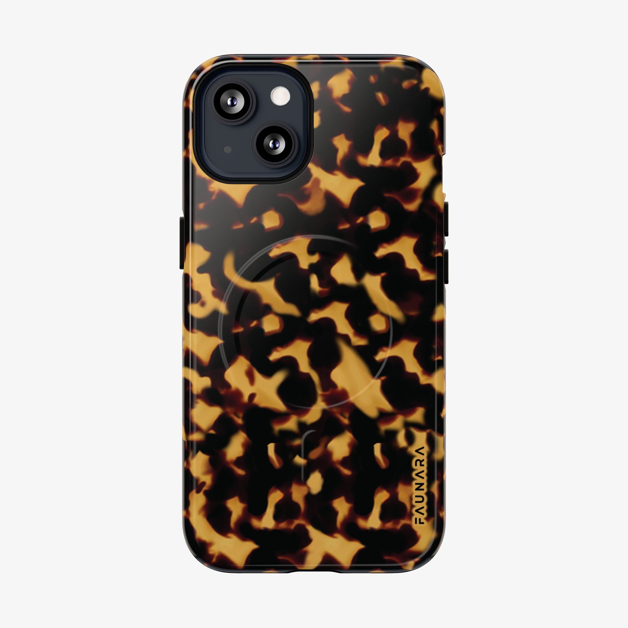 Tortoiseshell patterned phone case