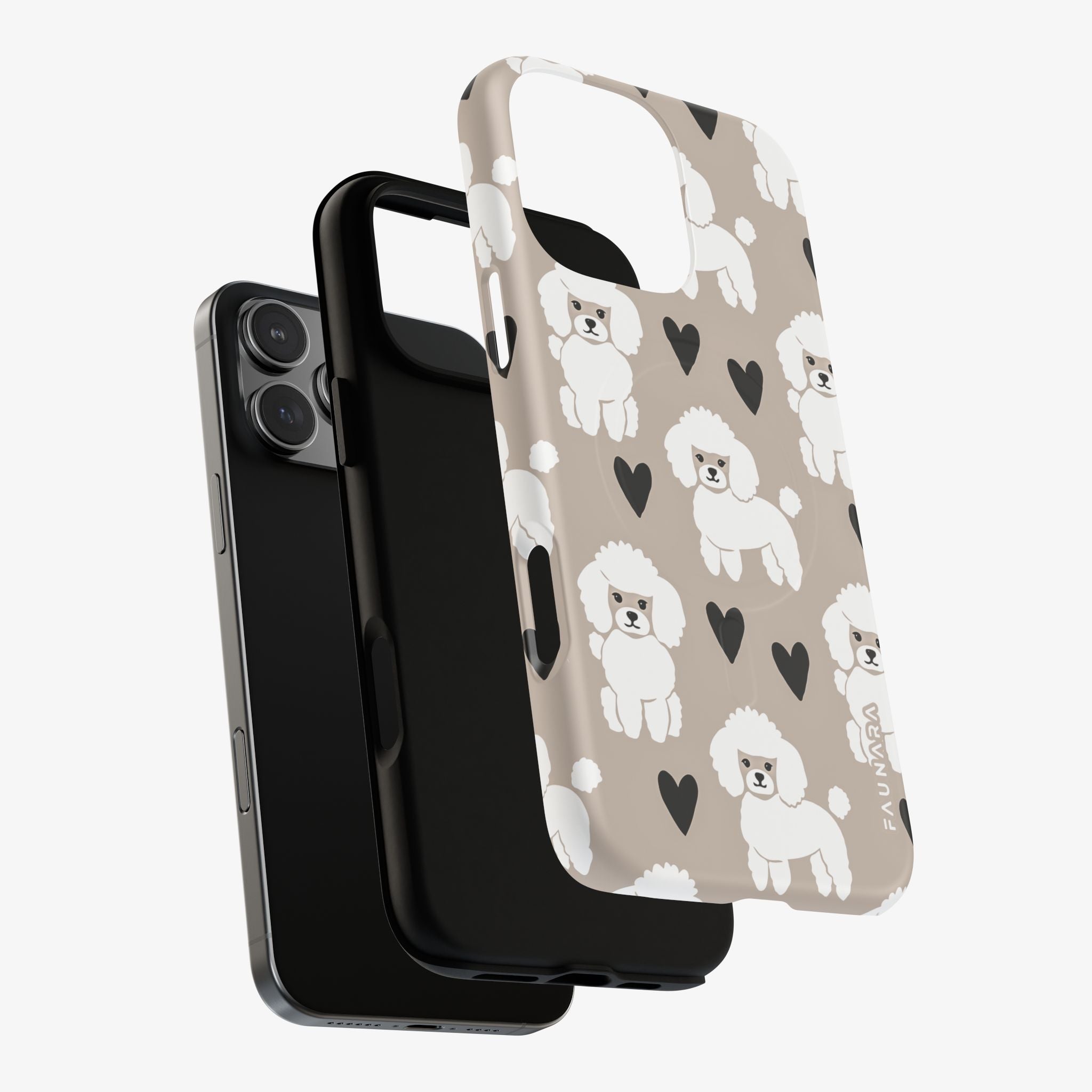 Poodle Posh (Taupe) | Signature Series Phone Case (MagSafe)