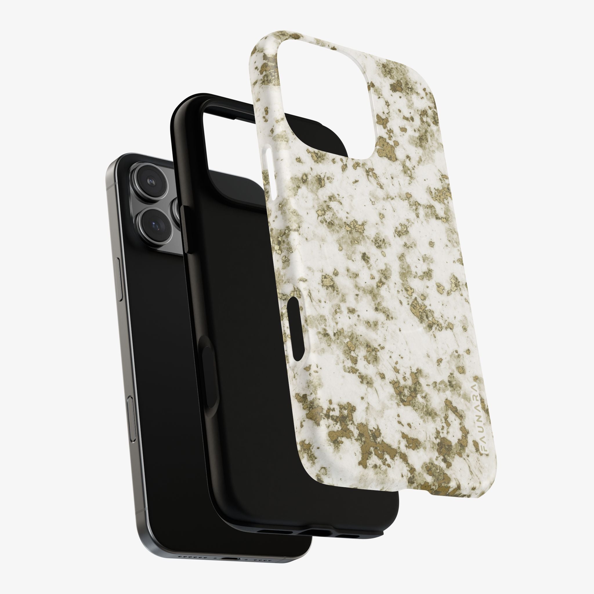 Antique Ore | Signature Series Phone Case (MagSafe) phone case in green marble and stone with MagSafe cutout.