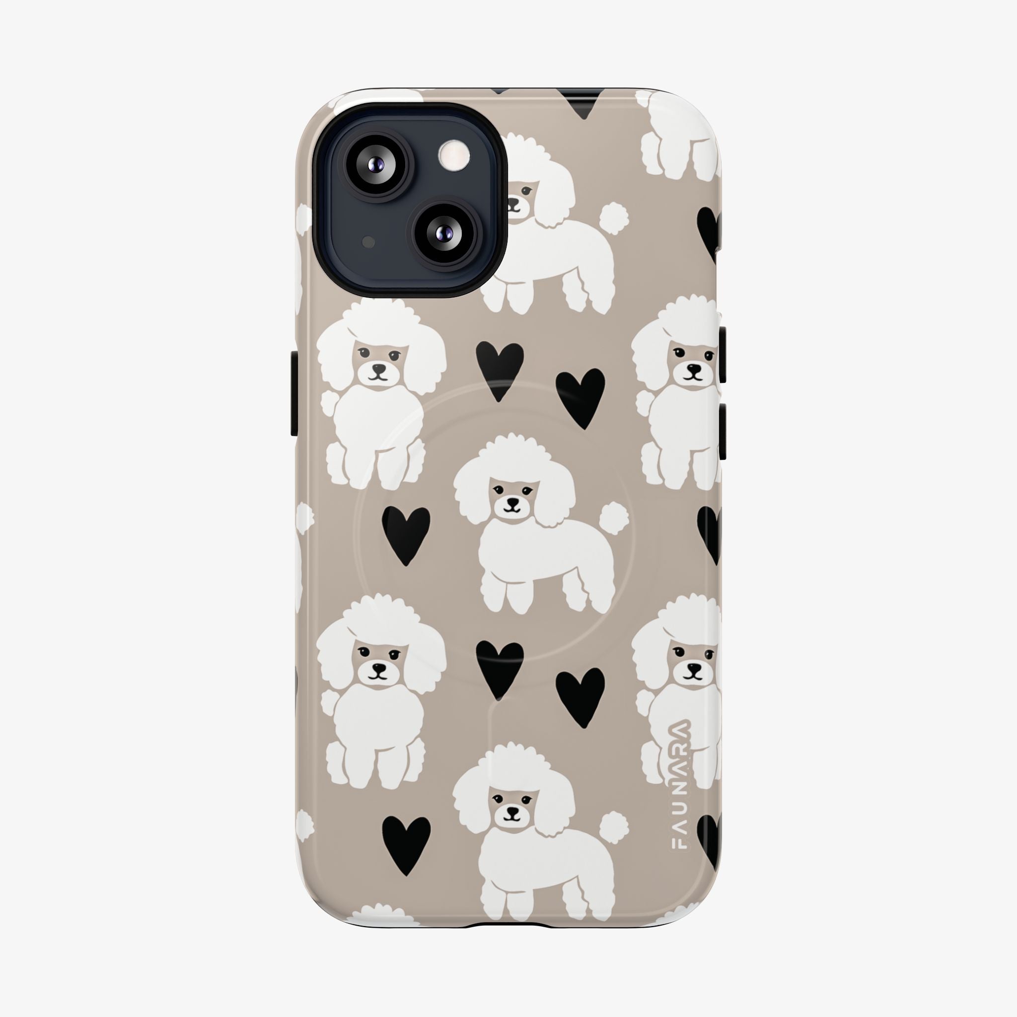 Poodle Posh (Taupe) | Signature Series Phone Case (MagSafe)