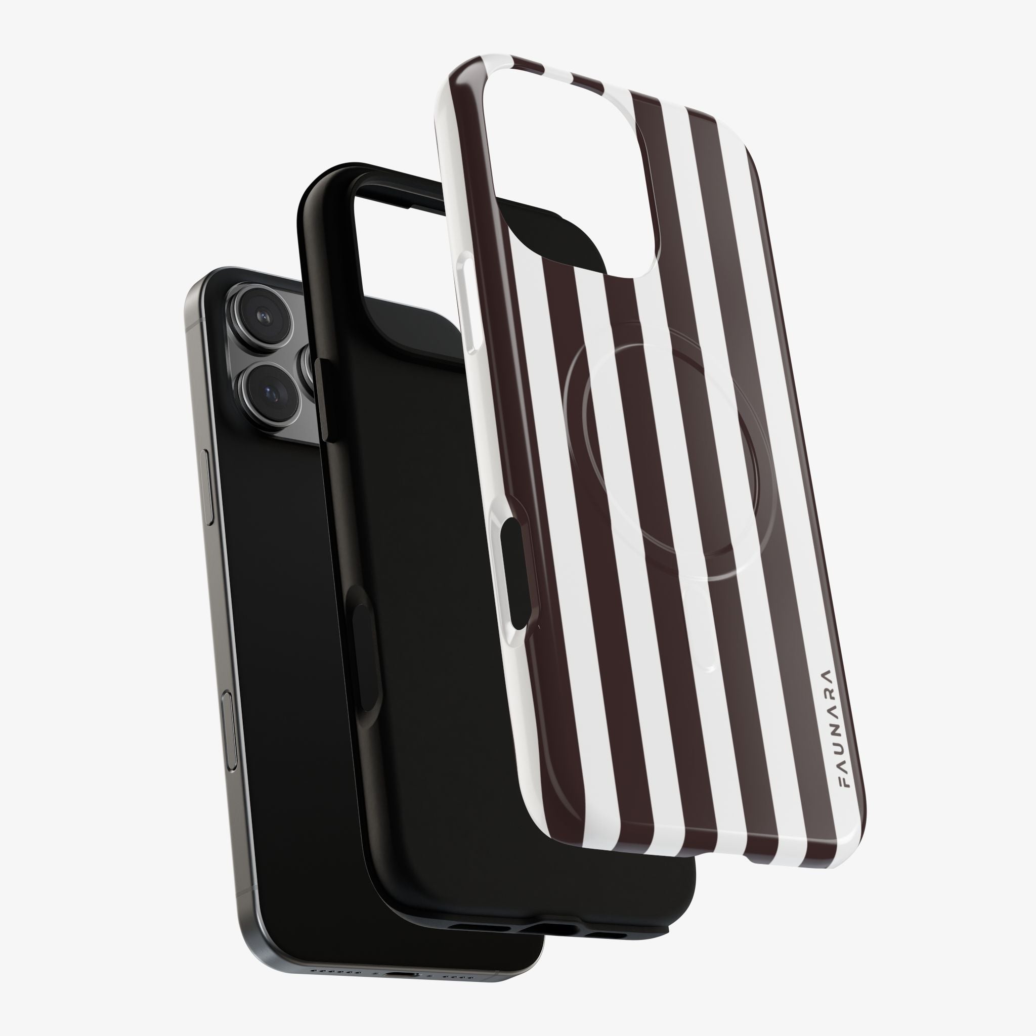 Stripe Society (Espresso) | Signature Series Phone Case (MagSafe)