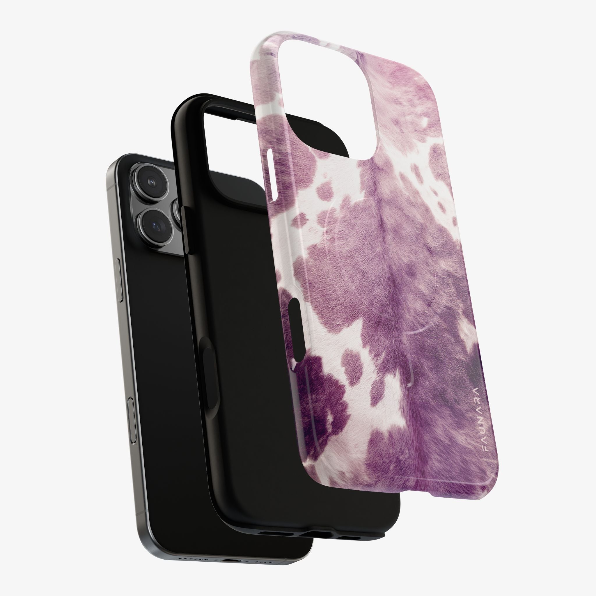 Champagne Velvet (Rose) | Signature Series Phone Case (MagSafe) featuring a soft pink and purple velvet design, combining stylish and protective qualities for phone accessories.