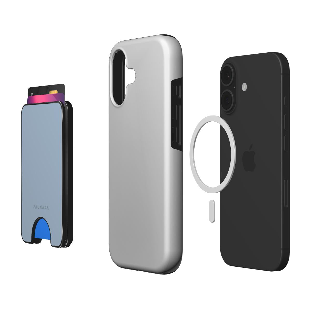 Chroma (Dusty Blue) | Classic Series Wallet Stand (MagSafe)