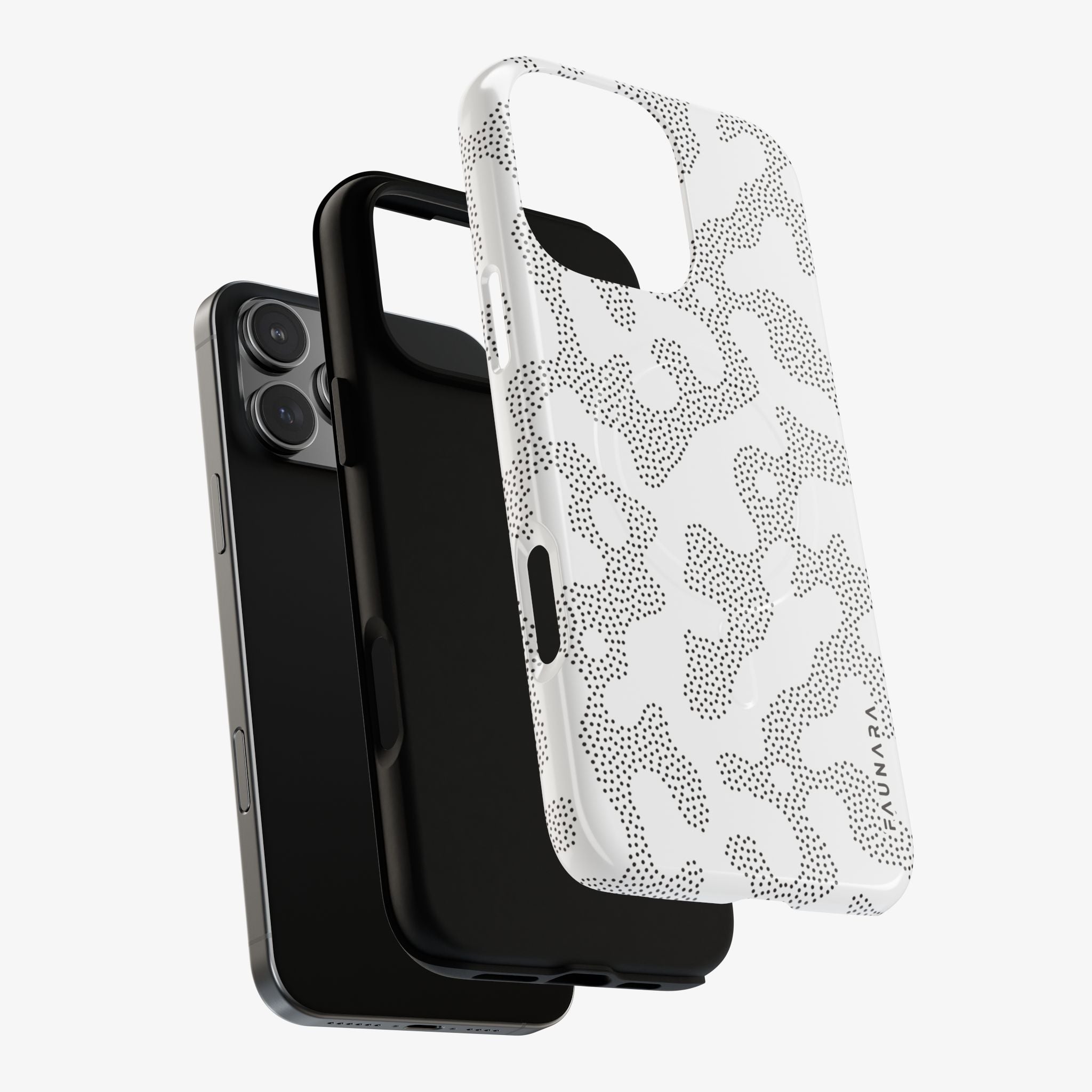 Stealth (Frost) Signature Series Phone Case (MagSafe) speckled white phone case with glossy dots