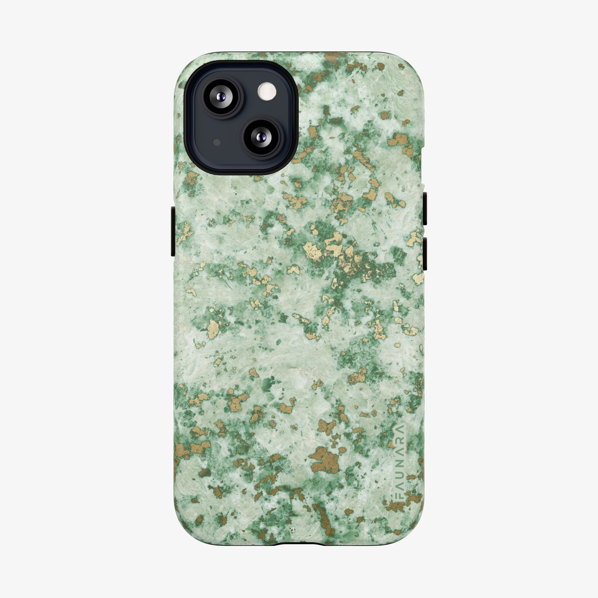Emerald Ore Signature Series Phone Case (MagSafe) glossy green marble phone case with MagSafe alignment ring