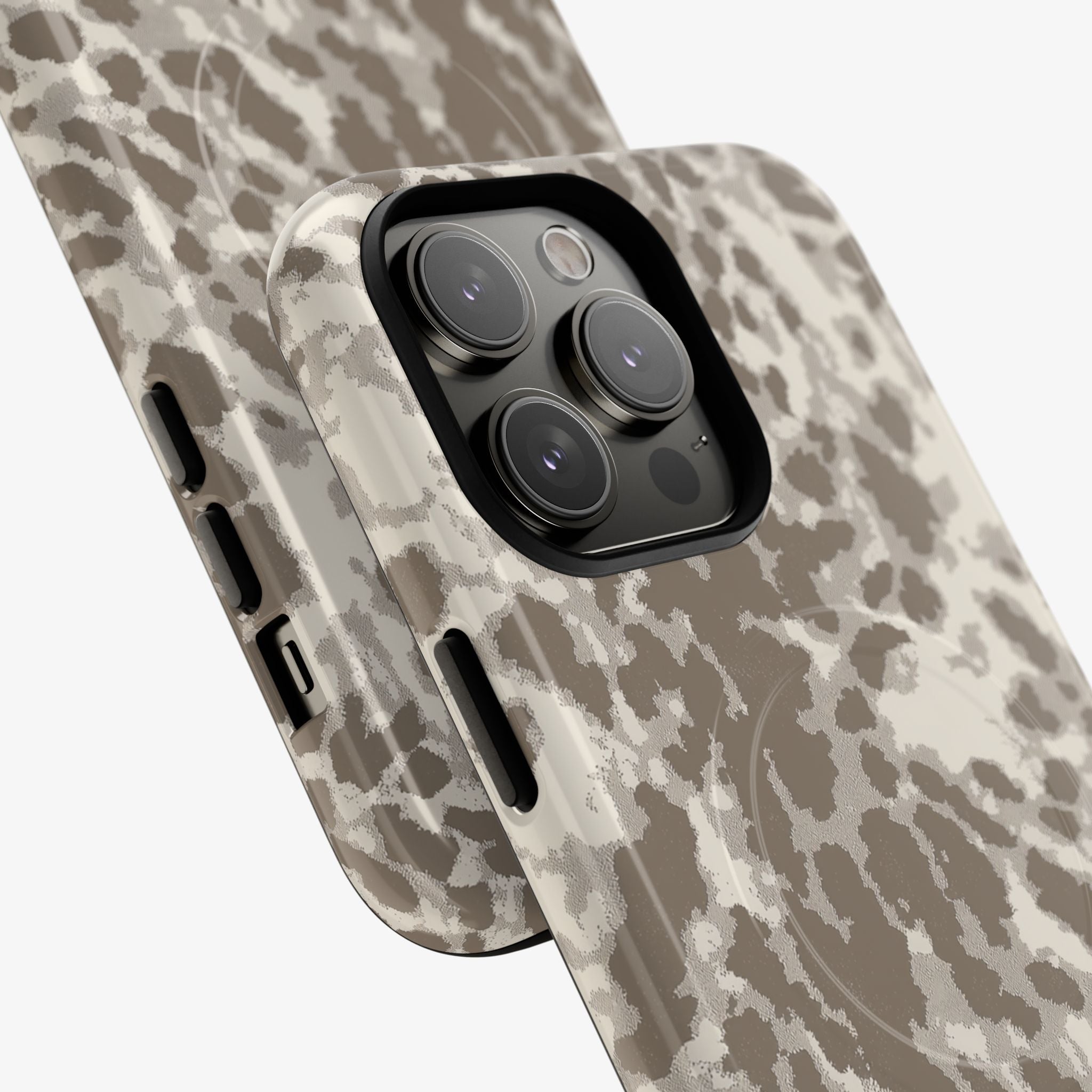 Sandstrike | Signature Series Phone Case (MagSafe) warm neutral animal print phone case with MagSafe rings visible