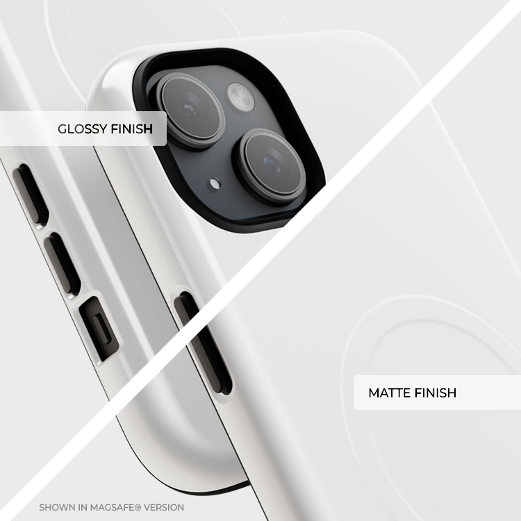Mystery | Signature Series Phone Case (MagSafe) phone case in white with glossy finish, matte finish