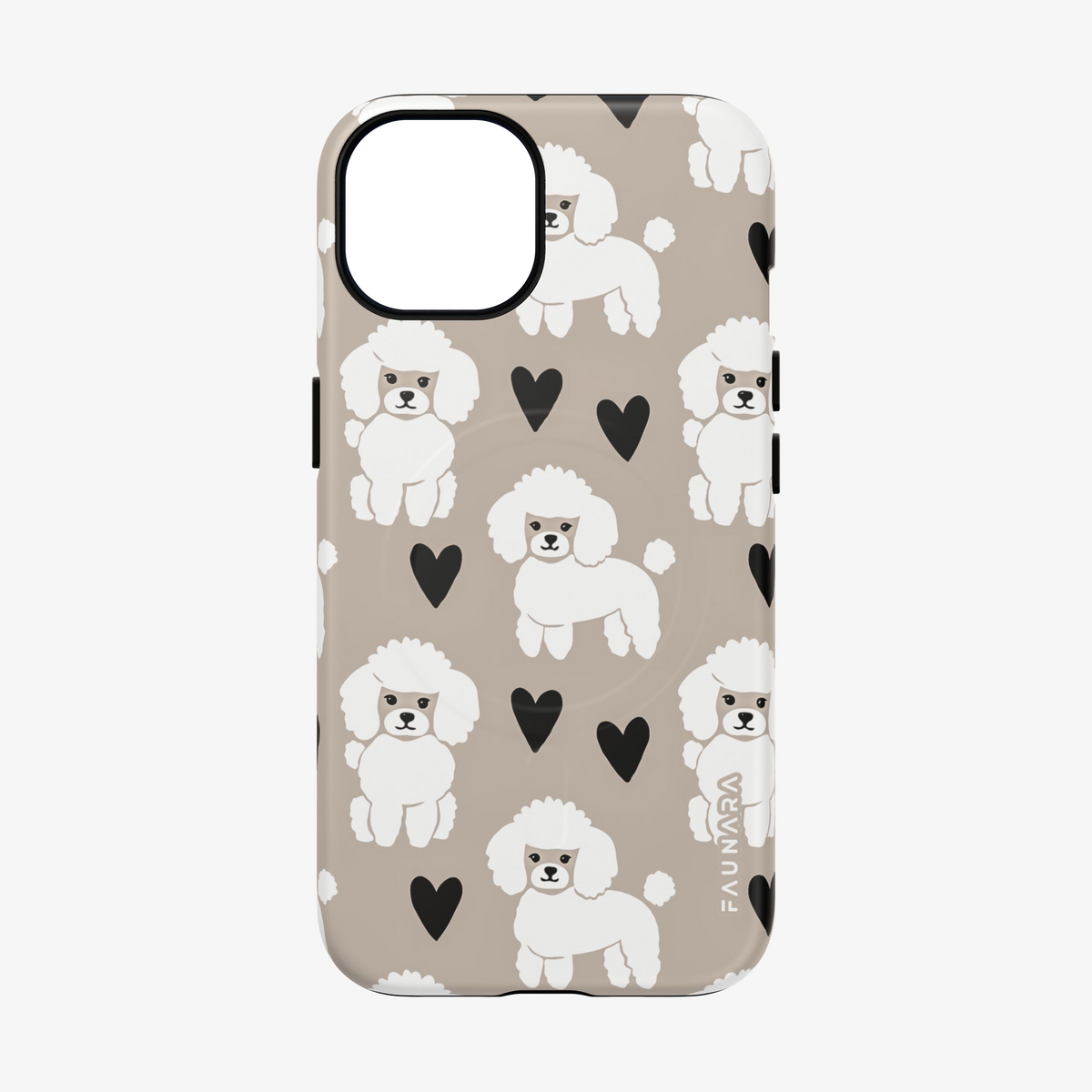 Poodle Posh (Taupe) | Signature Series Phone Case (MagSafe)