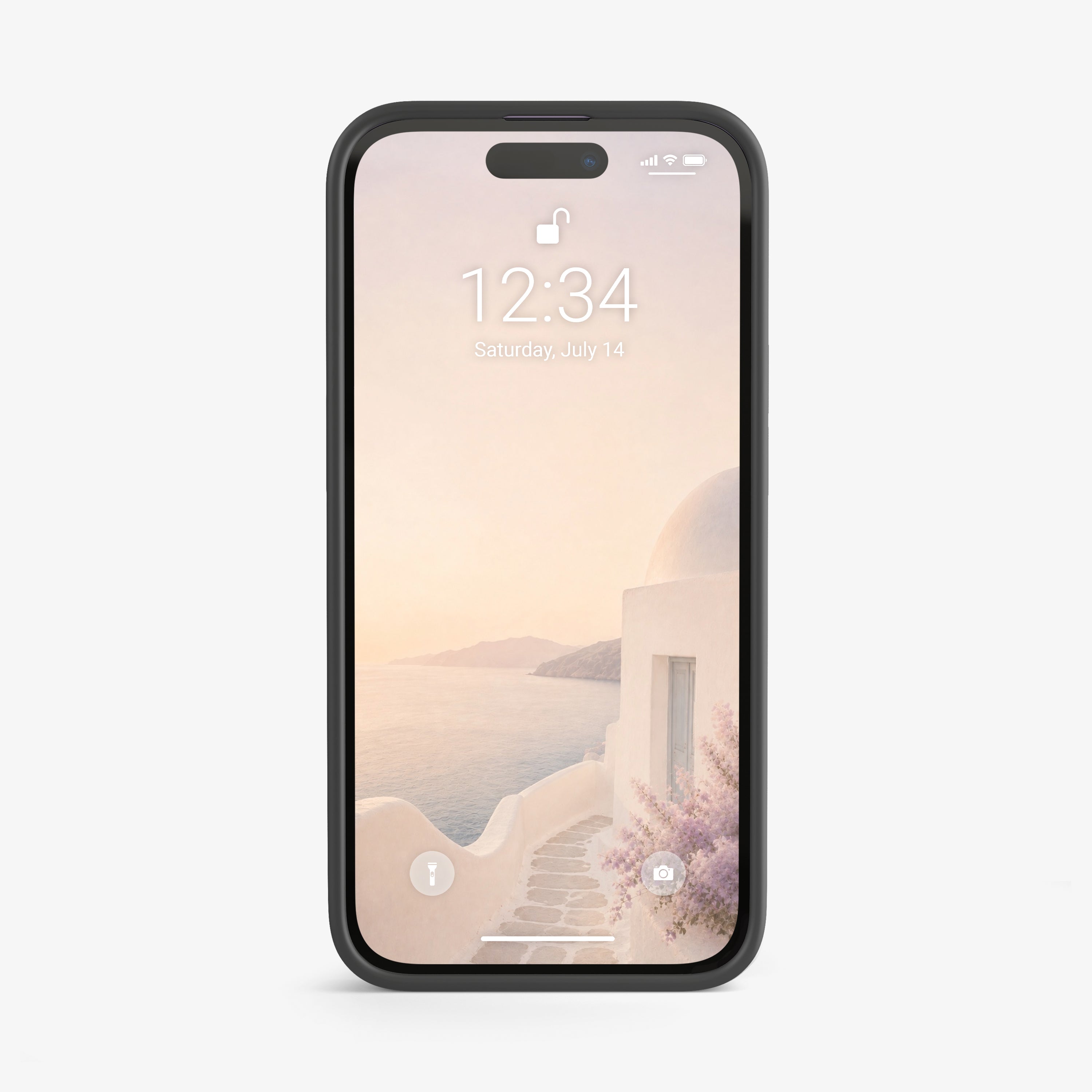 Santorini Glow | Phone Wallpaper