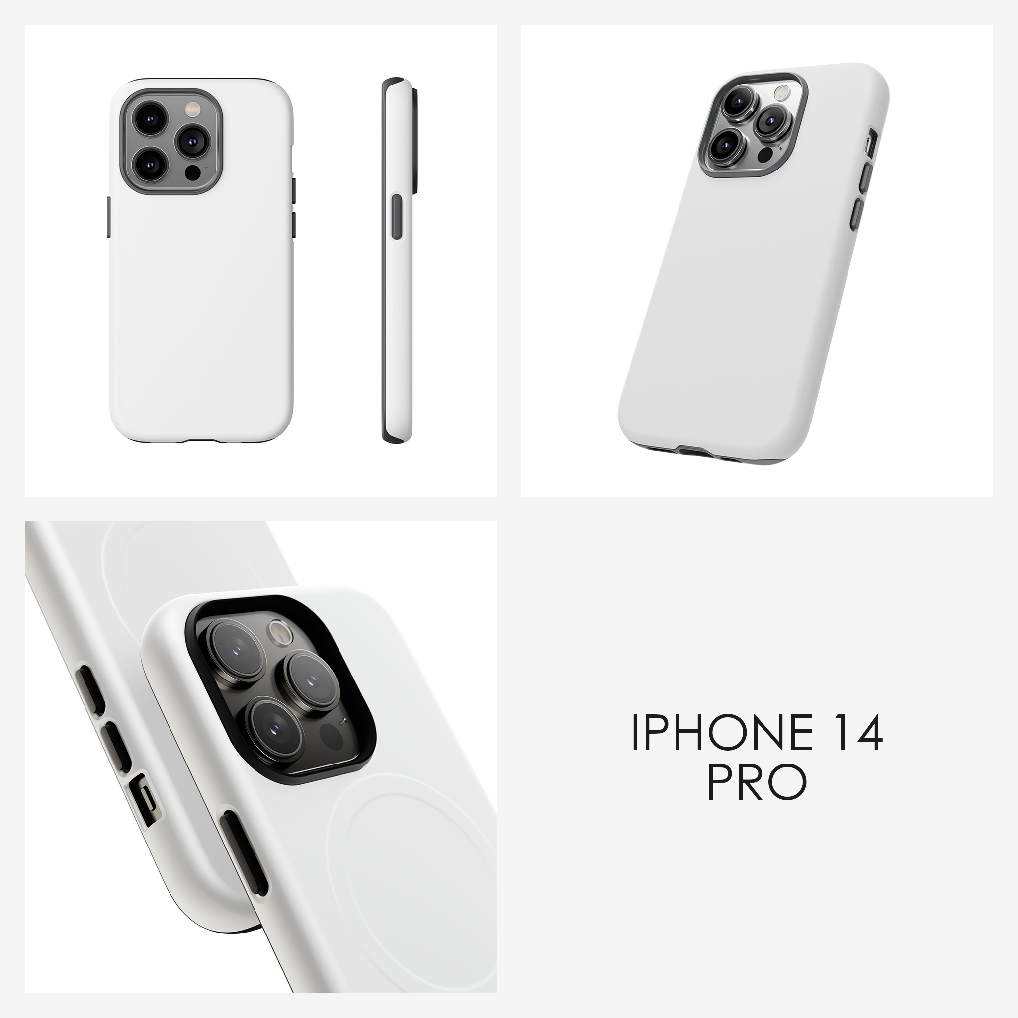 iPhone Signature Series Phone Case Images FAUNARA phone case in white with triple camera cutouts